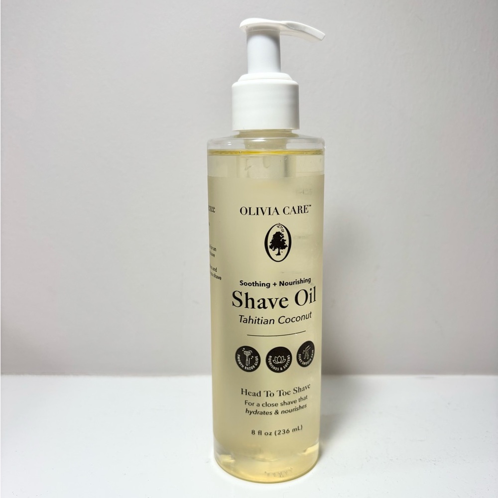 Olivia Care Shave Oil Tahitian Coconut 8 Fl Oz